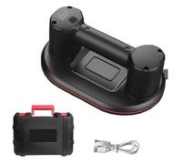 Elevador ergonómico de succión ABS de 660 libras de fuerza de sujeción con doble motor, batería de 4000 mAh, potente dispositivo de elevación al vacío, elevador de ventosa eléctrico de doble motor