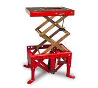Envío gratis elevador hidraulico central off road vector rojo (ruedas no