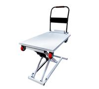 Elevador hidráulico eléctrico portátil - Elevador de transporte de mercancías pesadas para un manejo eficiente, altura ajustable, ideal para almacenes, fábricas y Worhops