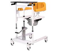 Elevador Hidráulico Hogar,Silla De Transferencia De Elevación De Pacientes,Equipo Auxiliar Para El Cuidado De Ancianos Postrados En Cama Con Mesa De Comedor,Ajustable En Altura A