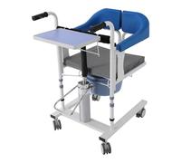 Elevador hidráulico para pacientes, hasta 100 kg, altura regulable, con cómoda, 4 ruedas universales, silla de ruedas para ancianos, embarazadas, personas con discapacidades y postop