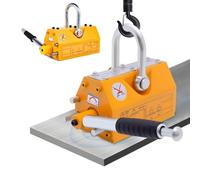 Elevador Magnético Con Liberación: Potencia De Succión 3X, Máx. 300-1800 Kg, Ranura En Forma De U En La Parte Inferior, NdFeB, | Levanta Fácilmente Placas De Acero Y Placas Delgadas(100kg)
