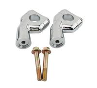 Elevador Manija Compatible Con Triumph Para Bonneville Para T100 2001-2008 EFI 2009-2015 Carburadores Accesorios Motocicleta Adaptadores Manillar Accesorios Piezas(Silver)