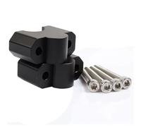 Elevador Manija Para África Para Twin Para CRF1000L Para CRF1100L Elevador Manillar Extiende Altura Manillar Incluye Extensor Adaptador Clip Montaje Del Manillar(Black)