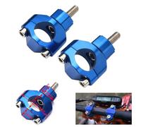 Elevador Manillar 28mm,CNC Aluminio Alzas Manillar Abrazadera Manillar para 125-530 SX SXF EXC EXCF XCW XCFW 2000-2016 Azul