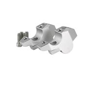 Elevador Manillar Accesorios Manillar Riser Clamp Handle Bar Ajuste Altura Adaptador Montaje Para ADV150 Para ADV160 Para ADV350(White NO LOGO)