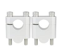 Elevador Manillar Elevador Manillar Fat Bar 7/8" 22 Mm para Ducati(Plata,Clamp 30mm)