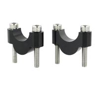Elevador Manillar Moto 1 1/8 "28 mm Handlebar Risers Aluminio Fat Bar Riser Universal(Black Riser 20mm)