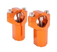 Elevador Manillar Moto 28mm, Elevador Abrazadera Montaje Manillar Moto para KTM 125-530 SX SX-F EXC XC-W XCF-W EXC-F FC250/350/450 TC125/250 FX350/450 TX300 Pit Dirt Bike Motocross Enduro Naranja