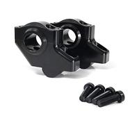 Elevador Manillar Moto 7/8 "Handlebar Risers Montaje de Barra extendida Atrás Movido Desplazamiento(Gloss Black)