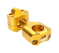 Elevador Manillar Moto Billet Handlebar Fat Bar Risers Mount Skink Adaptador 28mm(Gold)