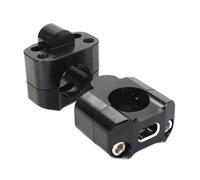 Elevador Manillar Moto Billet Handlebar Fat Bar Risers Mount Skink Adaptador 28mm(Noir)
