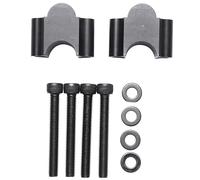 Elevador Manillar Moto Kit de elevación del Manillar la Motocicleta Barra Universal 7/8 Pulgadas 22 mm(Noir)