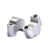 Elevador Manillar Moto para Benelli para TRK702X para TRK702 X TRK 702X Accesorios De Motocicleta Barra Elevadora De Manillar Abrazadera De Extensión Adaptador(A Just Height-Silver)