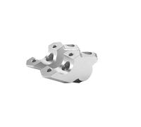 Elevador Manillar Moto para BMW para F900GS para Adventure para F 900 GS para ADV 2024 Elevador De Manillar De Motocicleta Arrastre Abrazadera Manillar Extensor Adaptador Motocicleta Riser(Silver)
