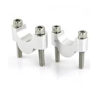 Elevador Manillar Moto para R1200R para F800ST para F700GS para F650G para F650CS Elevadores Manillar Motocicleta 22 Mm 7/8" con Montaje En Grasa(Silver Riser 20mm)