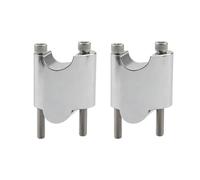 Elevador Manillar Moto para Sportster para XL1200X para XL1200XS 48 2022 Kits Extensión Bloque Elevación Montaje Barra Elevadora Manillar 2'' Aluminio CNC(Chrome)