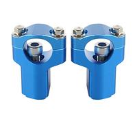 Elevador Manillar Moto Pinza de la abrazadera del manillar 52 mm(Blue)