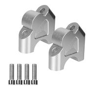 Elevador Manillar Motocicleta 32MM Montaje Trasero para R1200GS R1250GS R1250RS S1000XR R1200R para Adventure Adaptador Elevador de Manillar(Plata)