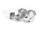 Elevador Manillar Motocicleta para ADV160, ADV150, ADV350 (2017-2023). Kit Abrazadera Montaje Adaptador Reposicionamiento Elevador Adaptador de Altura del Manillar(Plata2)