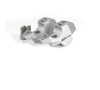 Elevador Manillar Motocicleta para ADV160, ADV150, ADV350 (2017-2023). Kit Abrazadera Montaje Adaptador Reposicionamiento Elevador Adaptador de Altura del Manillar(Plata1)