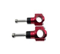 Elevador Manillar Motocicleta Para KAWASAKI 1 1/8 "28mm Accesorios De Motocicleta M10 Abrazadera De Manillar CNC Aleación De Aluminio Elevador Ajustable(M10-Red)
