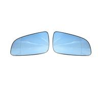 Elevador Manillar Motocicleta para Opel Astra H 2004-2008 Espejo Retrovisor Lateral Puerta Coche Azul Cristal Retrovisor Blanco con Calefacción Elevador Eslabones Motocicleta(Pair)