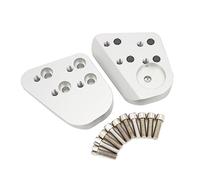 Elevador Manillar Motocicleta Para R1100RT R1150RT R1200RT Motocicleta Kit Respaldos Manillar Elevadores De 1"(Plata)