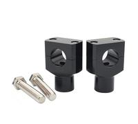 Elevador Manillar Motocicleta para V-Star 1100 para Classic para Custom para Silverado 22 25 Mm Elevador Motocicleta 7/8" Y 1"(22mm Black)