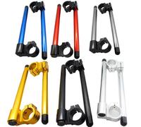 Elevador Manillar Motocicleta Riser Para Suzuki Para Ducati Para Aprilia Para Triumph Para Tubo De Horquilla Motocicleta Clip-on Manillar Elevador Barra Dirección(43mm Black)