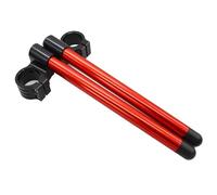 Elevador Manillar Motocicleta Riser Para Suzuki Para Ducati Para Aprilia Para Triumph Para Tubo De Horquilla Motocicleta 31-54 Mm Manillar Con Clip 78" Elevador(45mm Red)