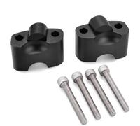 Elevador Manillar para Ducati 696 796 795 1100 Elevadores De Manillar Adaptadores De Altura para Motocicleta Kit De Elevadores De Manillar Accesorios Riser Motocicleta(Negro)