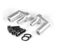 Elevador Manillar para R1250RT R1200RT LC R 1250 1200 RT R1200 Adaptador Extensión Arrastre Manillar Motocicleta, Accesorios Abrazadera Elevador Manillar Alzas Manillar Motocicleta(Plata)