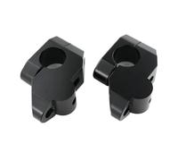 Elevador Manillar Universal Aleación De Aluminio para Aprilia para Shiver 2008 2009 2010 2011 2012 2013-2021 Manillar Desplazado hacia Atrás De 28 Mm Y 1 1/8" Elevador(Black)