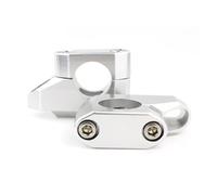 Elevador Manillar Universal Aleación De Aluminio para Royal Star para Road Star 1996 1997 1998 1999 2000-2005 Elevador De Manillar De Aluminio De 25.4 Mm Y 1"(Silver)