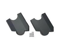 Elevador Manillares Moto Compatible con Yamaha para XT1200Z para SUPER para TENERE 1200 2010-2018 motocicletas 28 mm clip elevador manillar extender soporte adaptador manillar(Black)