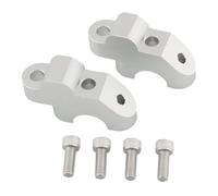 Elevador Manillares Moto Para CB500F Para CB500X 2013-2017 Vástago Manillar Motocicleta Accesorios Motocicleta Elevador Manillar Ajustable Kit Sujeción Soporte Elevador(Silver)