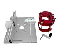 Elevador manual de enrutador, elevador de mesa de enrutador - Juego de elevación de enrutador de madera de aleación de aluminio portátil | Herramientas anticarpintería con bases de elevación