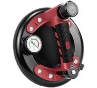 Elevador manual de ventosa de 8 pulgadas para azulejos de mármol de vidrio con manómetro de presión Manipulador de vacío industrial para superficies lisas