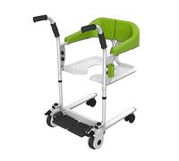 Elevador multifuncional con asiento dividido de 180°, fácil cuidado, ruedas giratorias con movimiento silencioso y suave y frenos (verde)