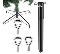 Elevador para Árbol De Navidad - Extensor De Altura De Metal, Soporte para Árbol Artificial | Elevador Resistente Al Desgaste con Compatibilidad con Postes De 0,5 A 1,25 Pulgadas, Solución Ideal para