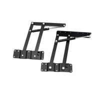 Elevador plegable multifuncional for mesa de centro, soporte aire hidráulico, varilla elevación, herrajes for muebles plegables, 1 par Para Mesa(Black B)