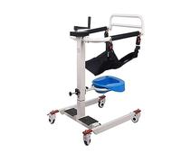 Elevador portátil, mango de ajuste de elevación giratorio, ruedas universales con frenos, adecuado para hogares, centros de cuidado, etc.