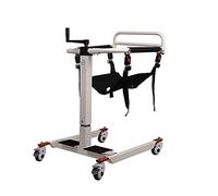 Elevador portátil, mango de ajuste de elevación giratorio, ruedas universales que son silenciosas, suaves, ahorran trabajo y están equipadas con frenos