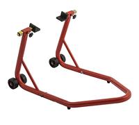 Elevador Trasero Universal Caballete Moto Rojo Ajustable Metal