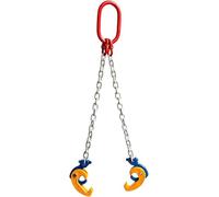 Elevador vertical de tambor de cadena con abrazaderas de elevación duraderas y cadenas de acero al manganeso G80 para un manejo seguro de metal y plástico