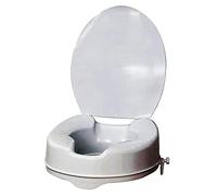 Elevador wc para baño; alzador de wc color blanco; incluye adaptadores para fijar al inodoro y darle estabilidad; soporta hasta 150 kgs.
