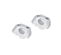 Elevador y acercador de manillar variable SW Motech para manillares de 28 mm en plata