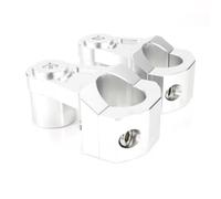 Elevadore Manillar Compatible Con Suzuki Para M109 Para Boulevard Para M109R Para M109 RC Elevadores De Manillar De Motocicleta 32 Mm Accesorio De Actualización Modificado Para Motocicleta(Silver)