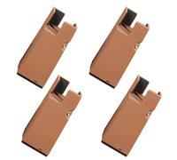 Elevadores ajustáveis para móveis, conjunto de 4 peças para pés de cama, altura ajustável em 50 mm, faixa de ajuste de 22 mm a 44 mm, adequados para camas de bebê e pés de sofá. (Brown,5cm/2in)
